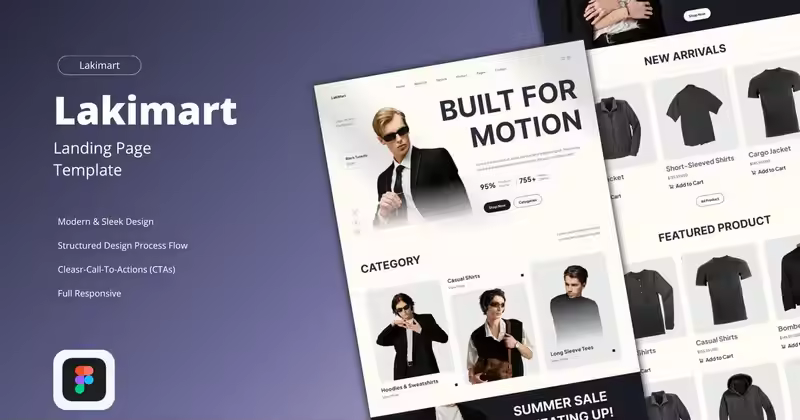 时尚商店电子商务网站 – Lakimart