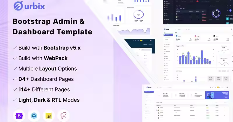 Urbix – Bootstrap 管理及仪表盘模板