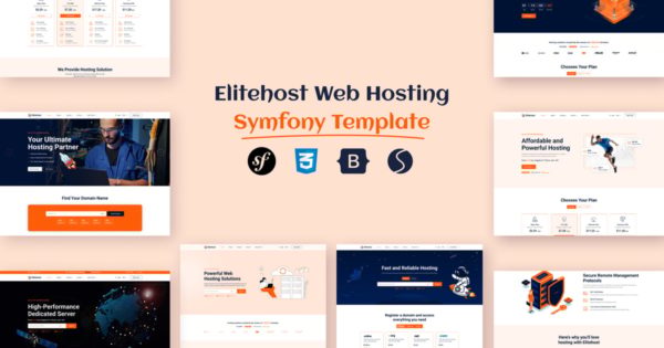 Elitehost – 托管 Symfony 模板