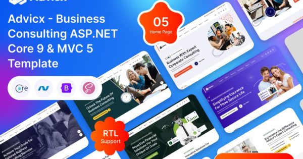 Advicx – ASP.Net Core 9 和 MVC 5 业务咨询