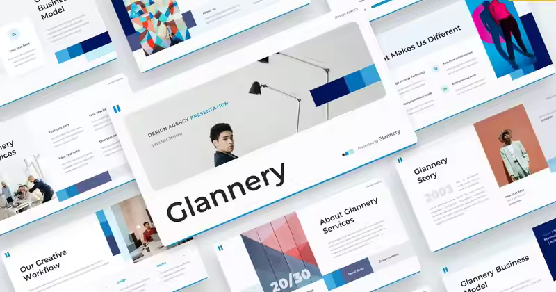 Glannery – 代理公司 Google 幻灯片模板