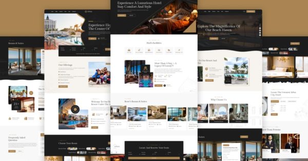 Arlux – 酒店预订 HTML 模板