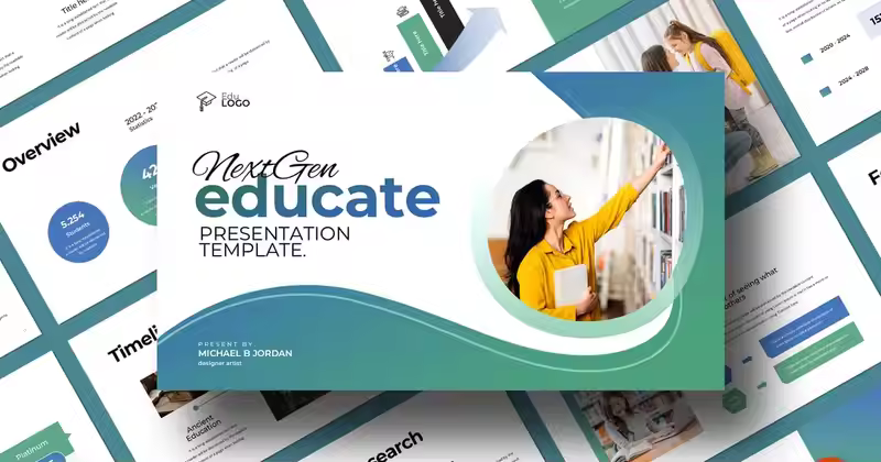 NextGen 教育 PowerPoint 模板