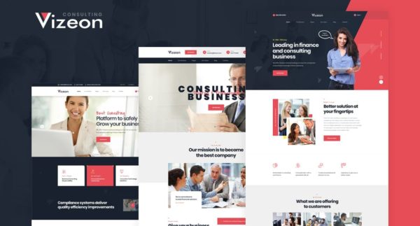 Vizeon – 商业咨询 PHP 模板