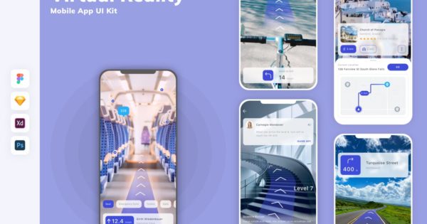 虚拟现实移动应用程序 UI 套件