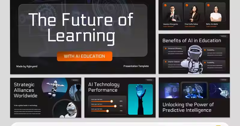 Edutechno – 人工智能教育 Google 幻灯片