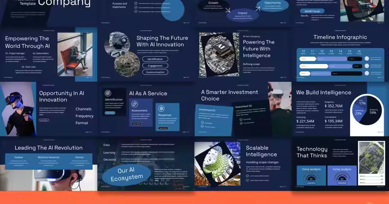人工智能科技公司 PowerPoint