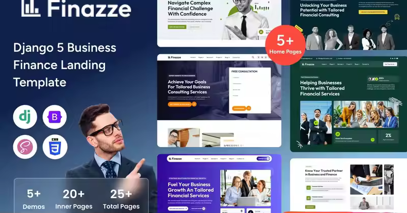 Finazze – Django 商业和金融模板