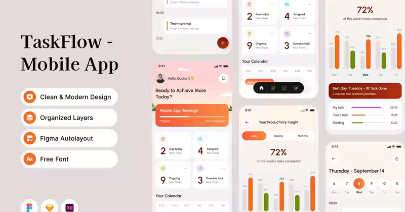 TaskFlow – 任务管理移动应用程序