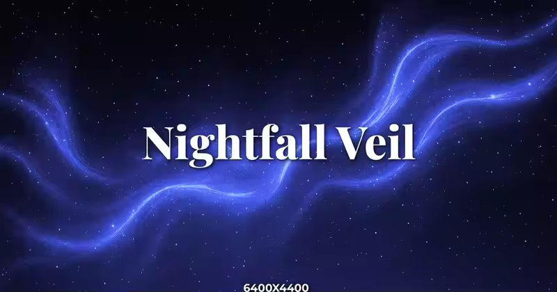 夜幕面纱星空背景