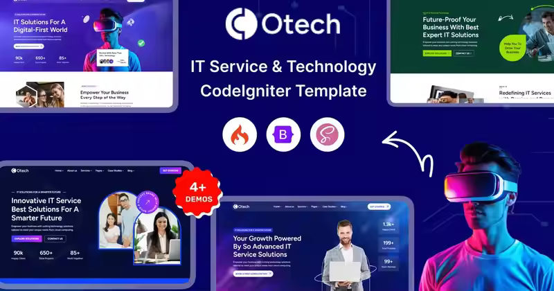 oTech – CodeIgniter IT 解决方案和技术明星
