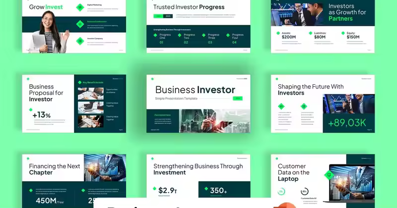 商业投资者 PowerPoint