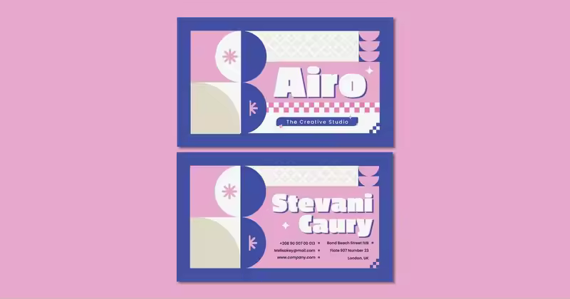 Airo 创意名片