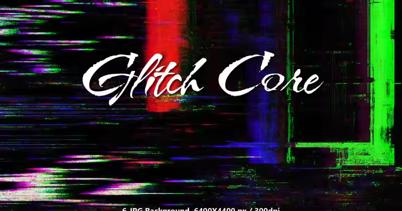 Glitch Core 覆盖摘要背景