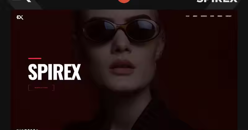 Spirex – 摄影作品集模板