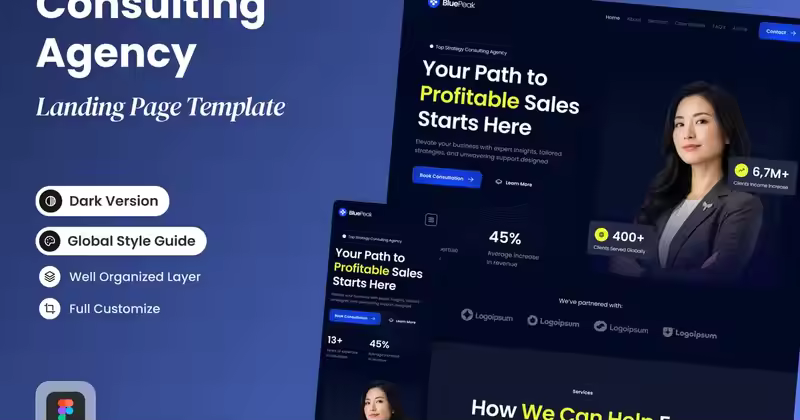 BluePeak – 战略咨询登陆页面