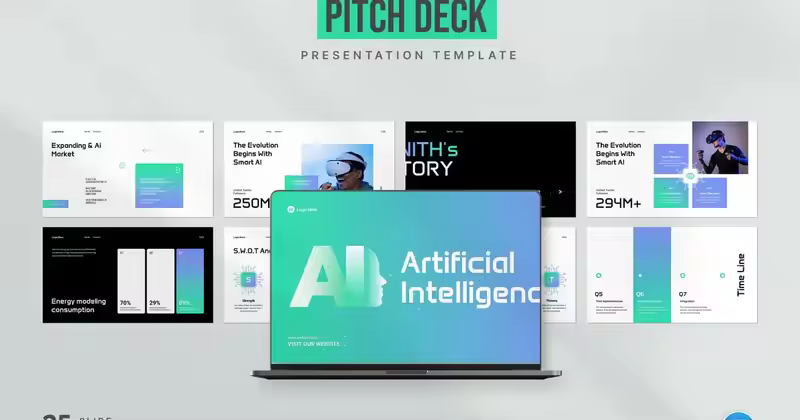 人工智能Deck Keynote模板