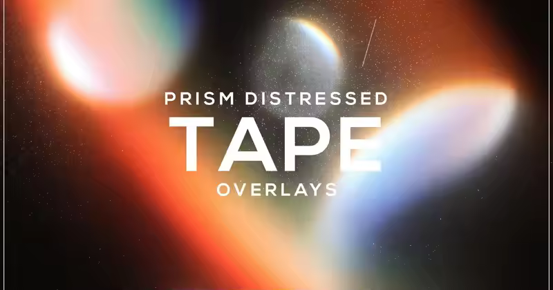 Prism 仿旧胶带覆盖层