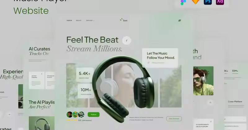 Soni – 音乐播放器网站